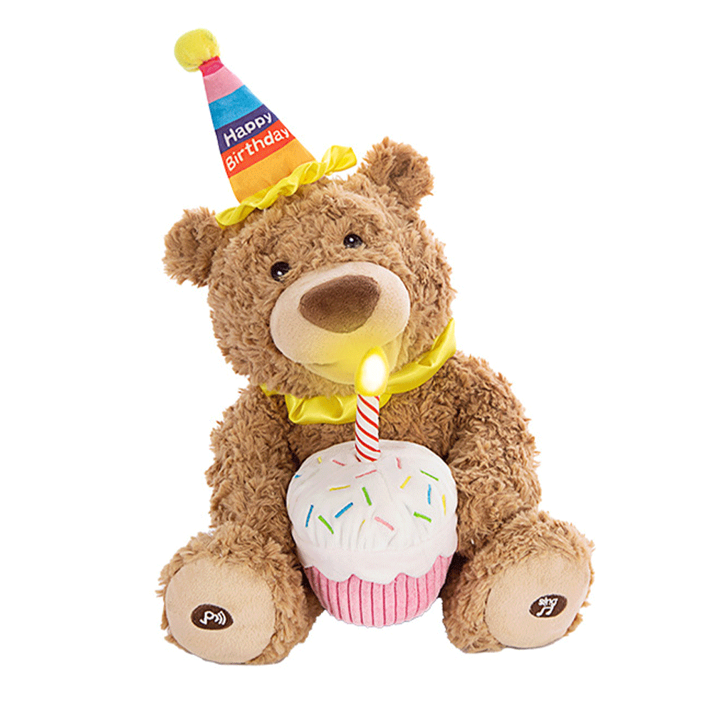 Happy birthday gift teddy bear sales