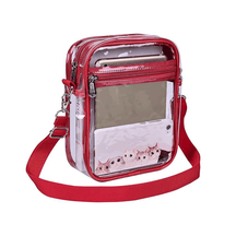 Transparent Crossbody Purse 8.6"x2.4"x6.7"