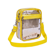 Transparent Crossbody Purse 8.6"x2.4"x6.7"
